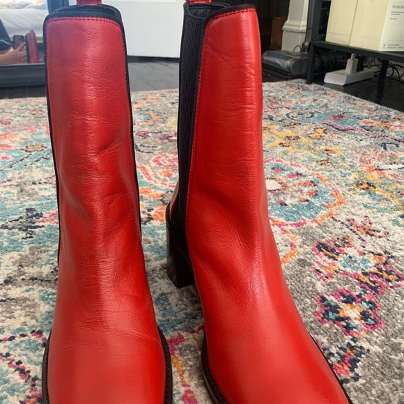 ASOS Red Boots - Picture 2 of 5